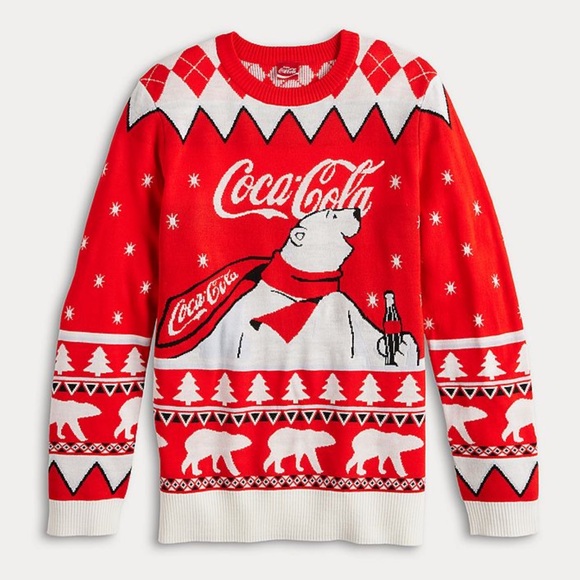 Coca Cola Other - Christmas Coca-Cola Red Polar Bear Sweater